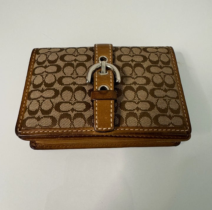 Coach Soho Brown Shoulder Bag + Matching Wallet