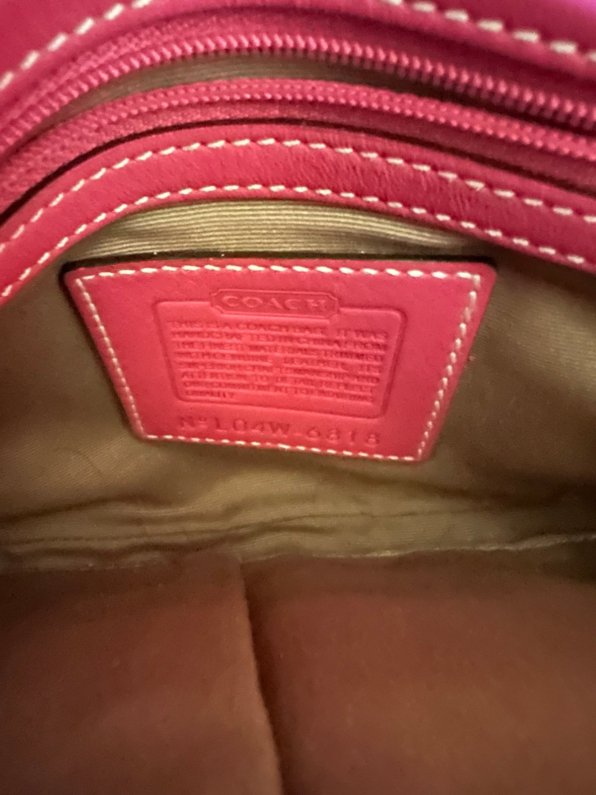 COACH Soho Signature pink