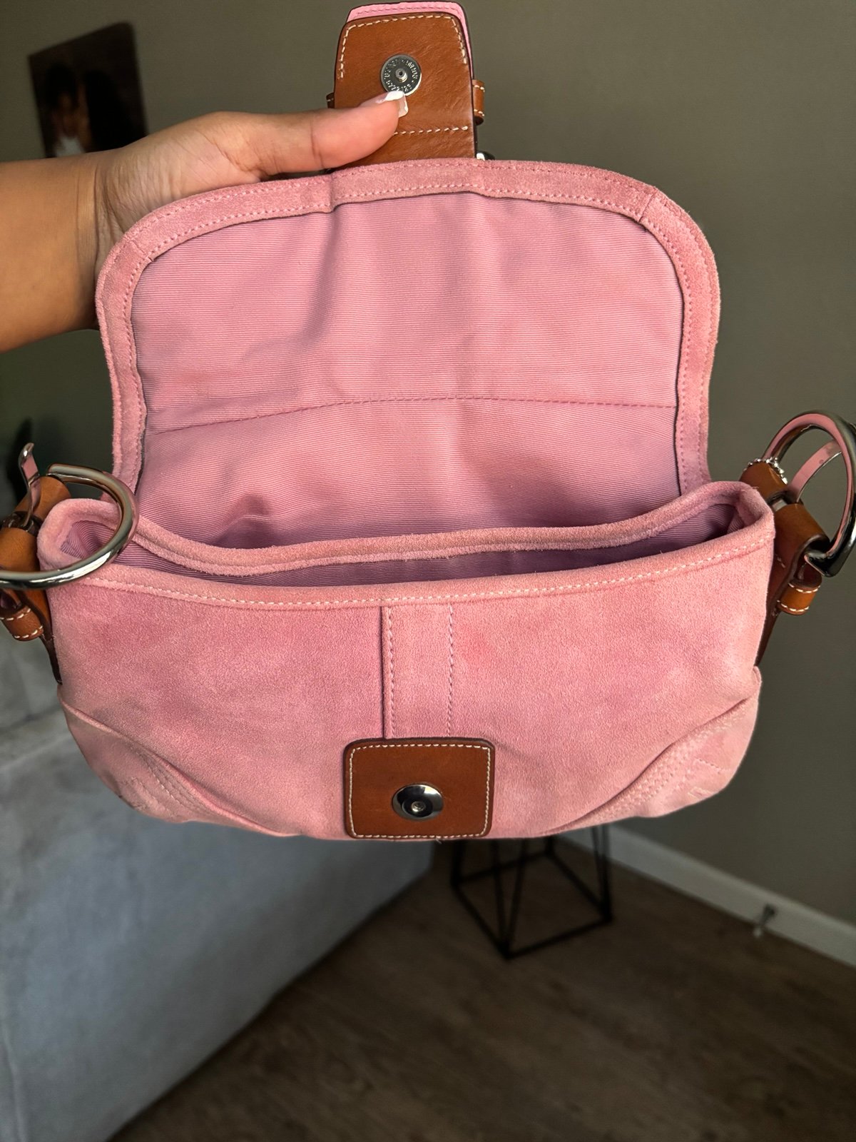 COACH SOHO PINK SIGNATURE
