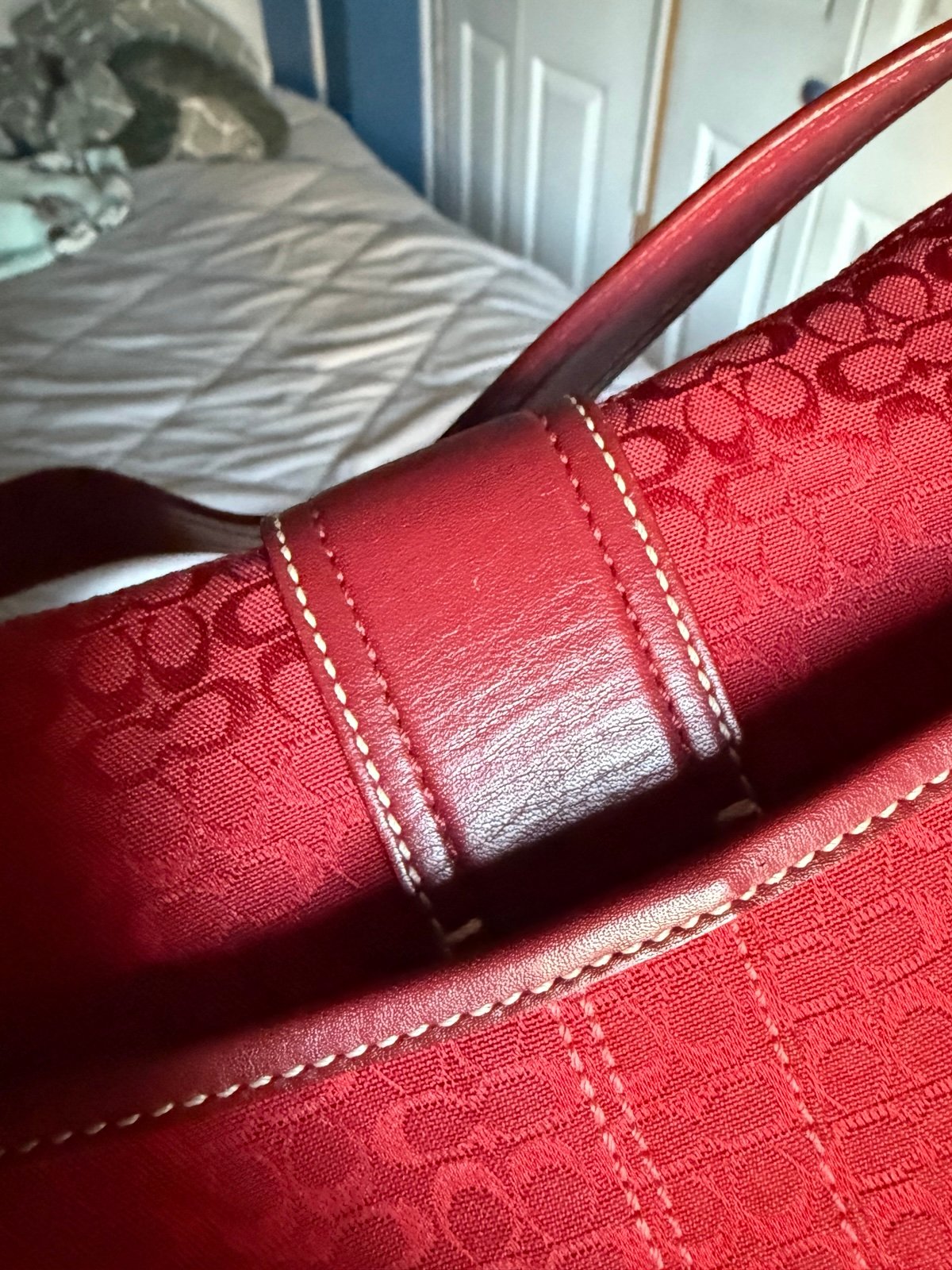 COACH SOHO RED SIGNATURE