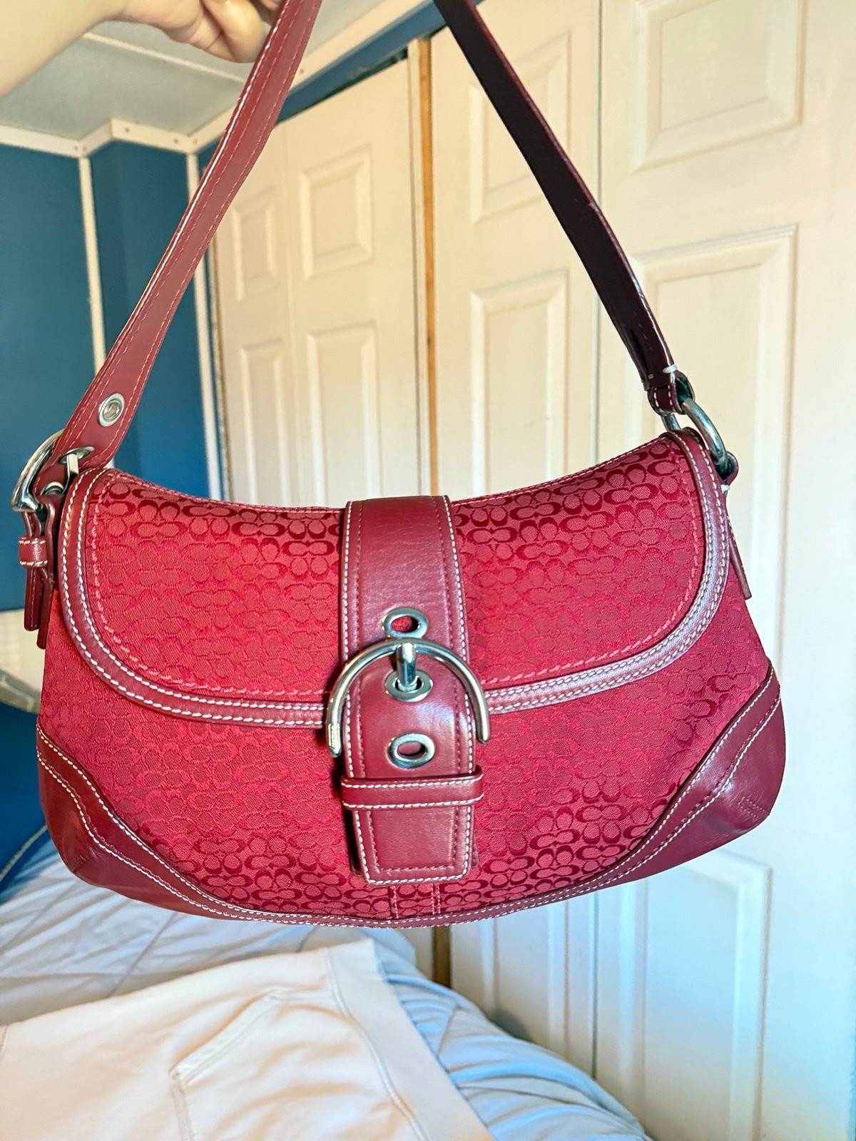 COACH SOHO RED SIGNATURE