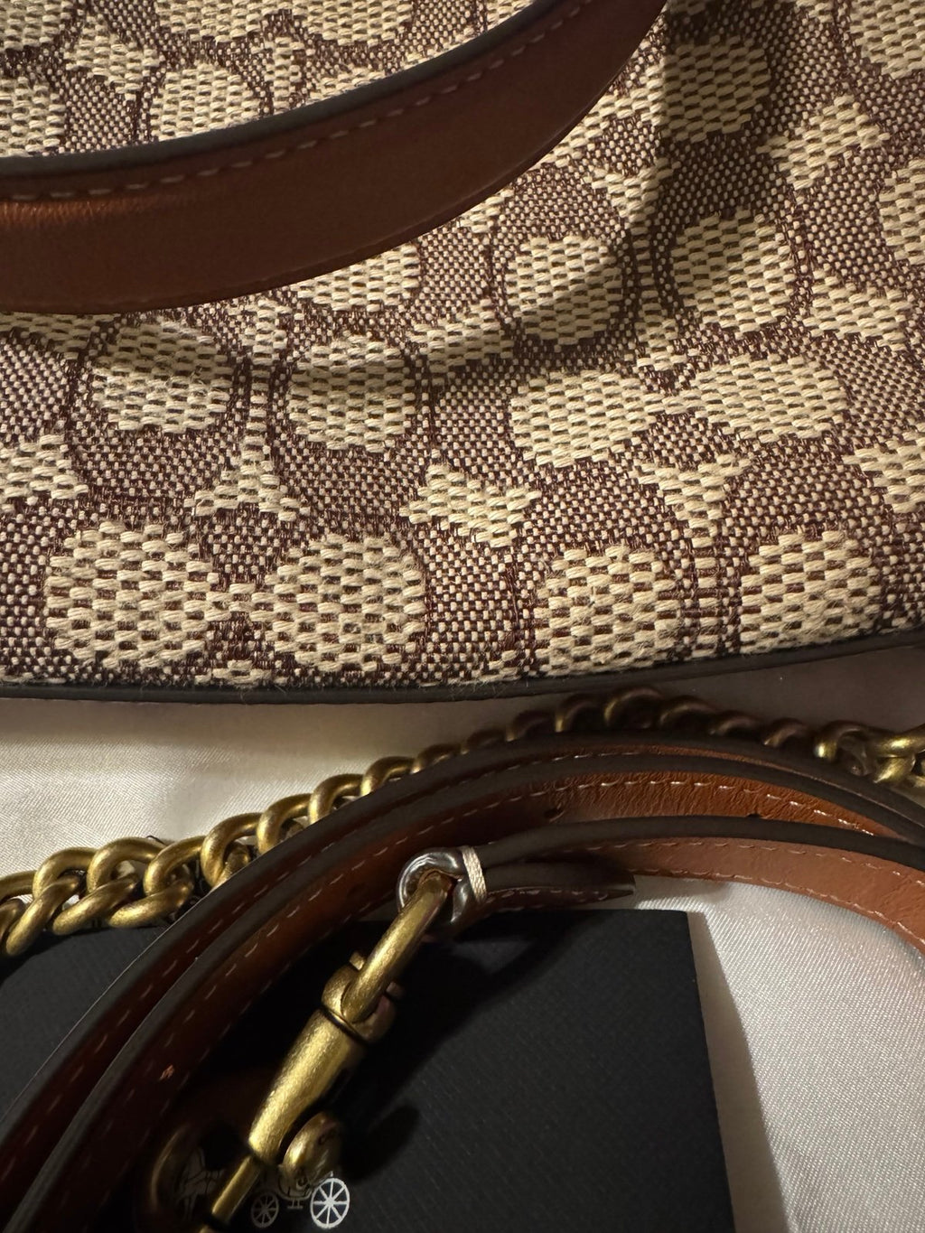 Coach Juliet 25 Signature Textile Jacquard Shoulder Bag