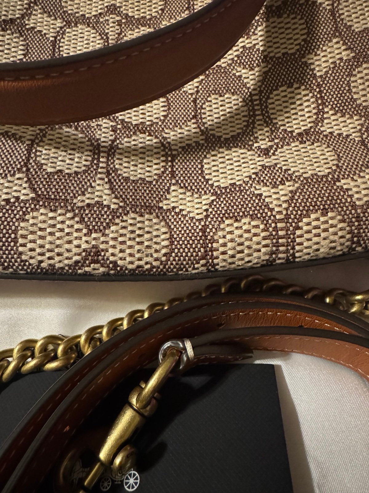 Coach Juliet 25 Signature Textile Jacquard Shoulder Bag