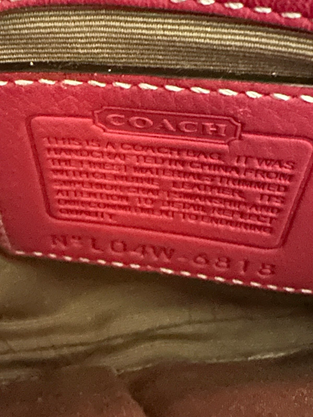 COACH Soho Signature pink