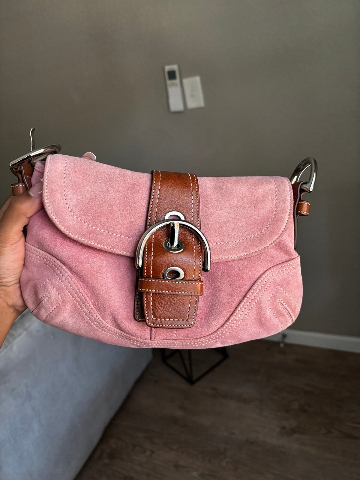 COACH SOHO PINK SIGNATURE