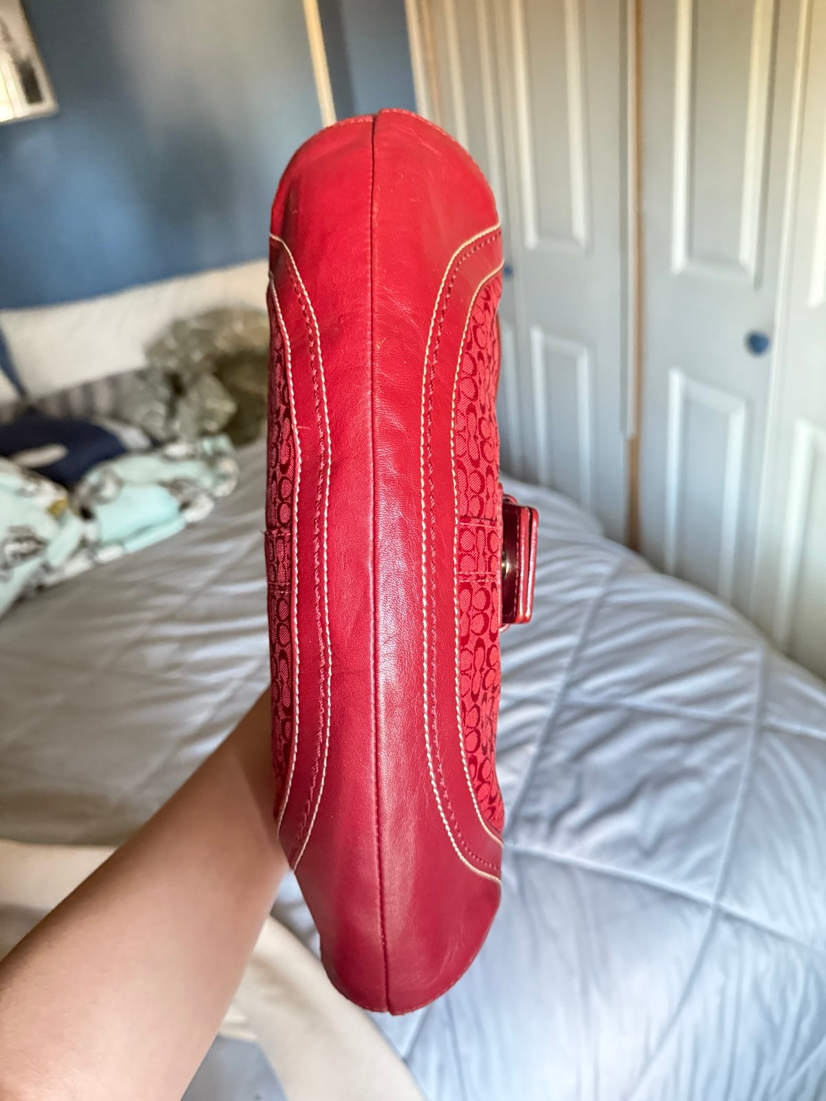 COACH SOHO RED SIGNATURE