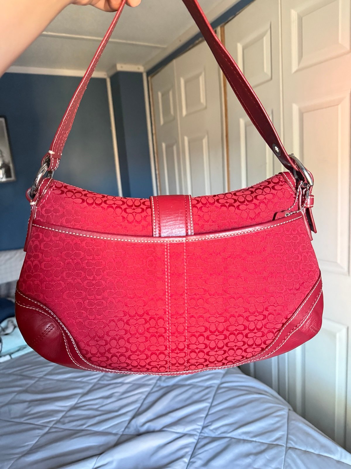 COACH SOHO RED SIGNATURE