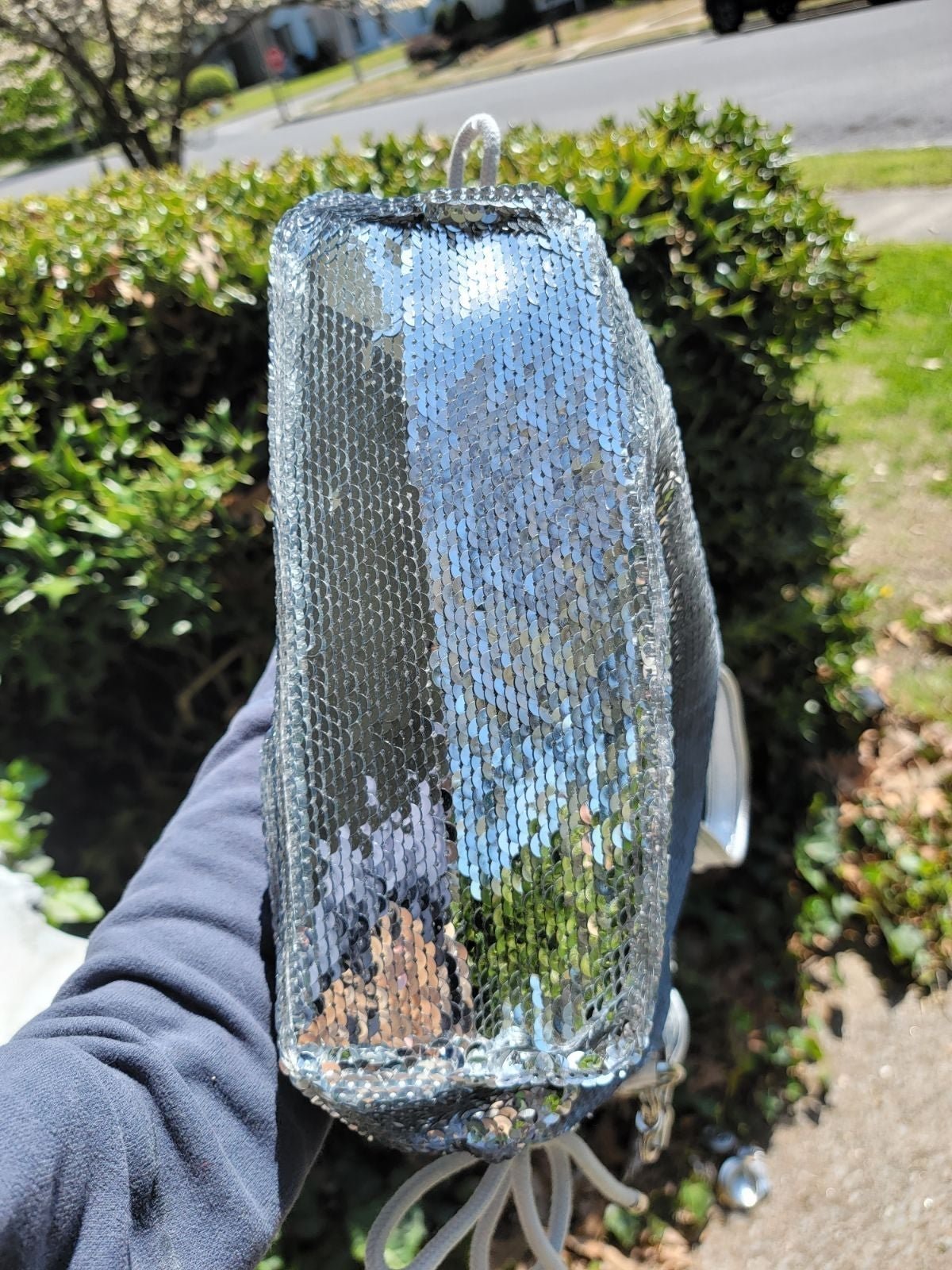 Coach Sequin poppy purse bag