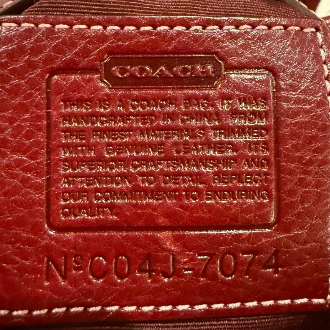 COACH SOHO RED