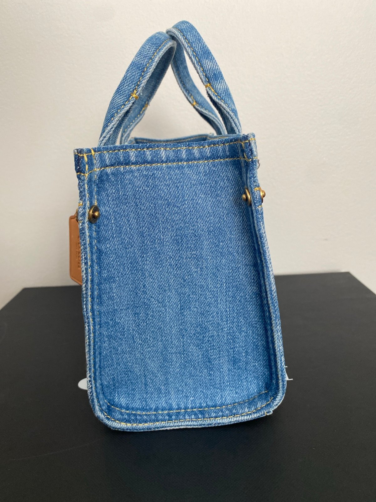 NWT Coach Denim cargo tote 20