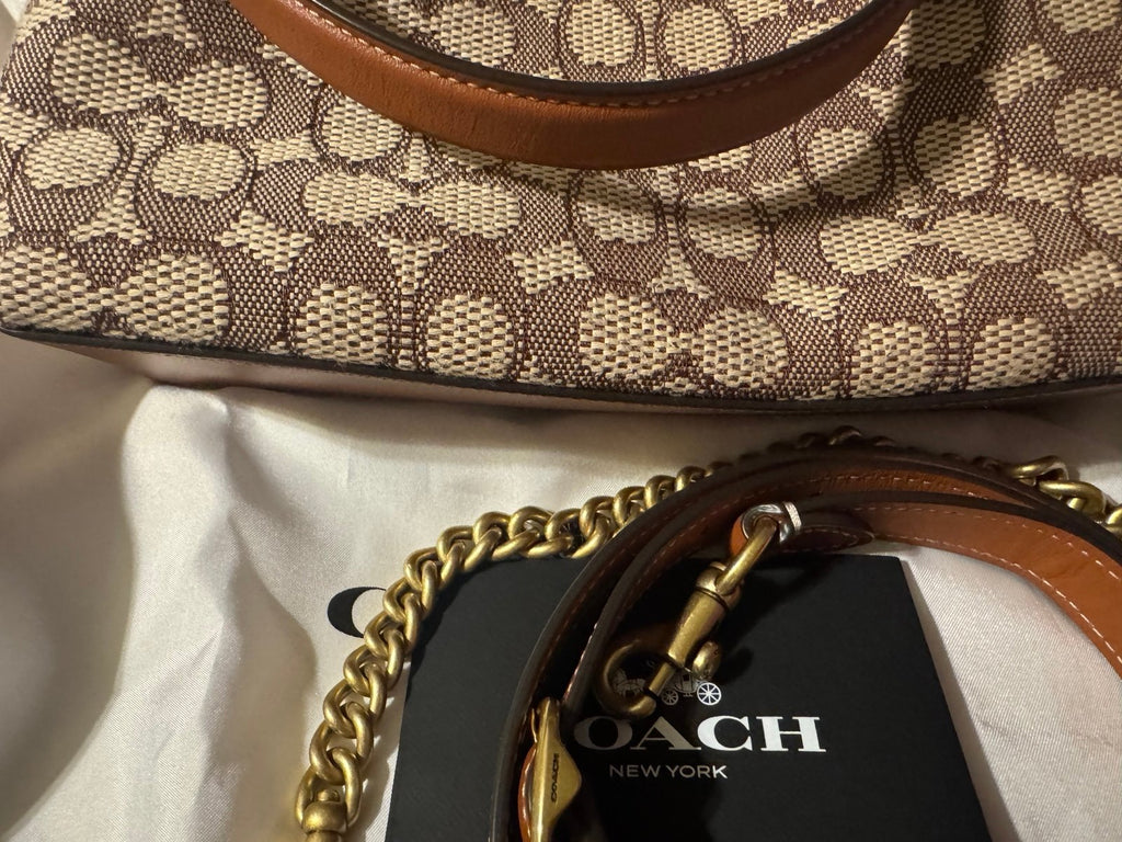 Coach Juliet 25 Signature Textile Jacquard Shoulder Bag