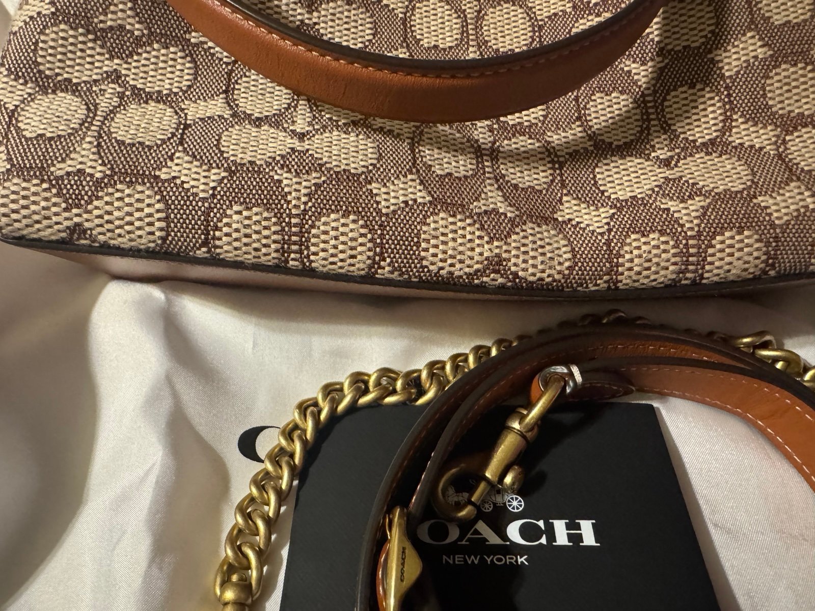Coach Juliet 25 Signature Textile Jacquard Shoulder Bag